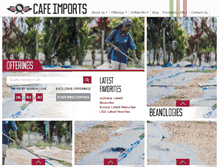 Tablet Screenshot of cafeimports.com